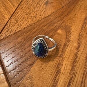 Silver Ring with Eliat Stone